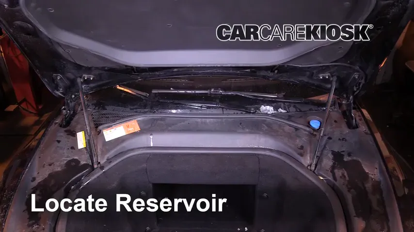 2014 Tesla S Electric Líquido limpiaparabrisas Agregar líquido